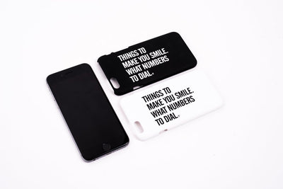 "MAD QUESTION ASKING" - iPhone 5, 5S, & 6 Case (BLACK)