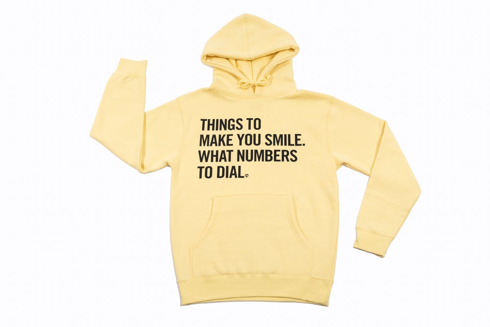 "MAD QUESTION ASKING" - Hoodie (Mellow Yellow) - Limited Edition Blend