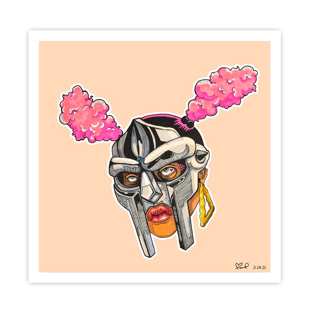 "MASK ON MS. DOOM" by Bianca Pastel - Limited Edition Fine Art Print