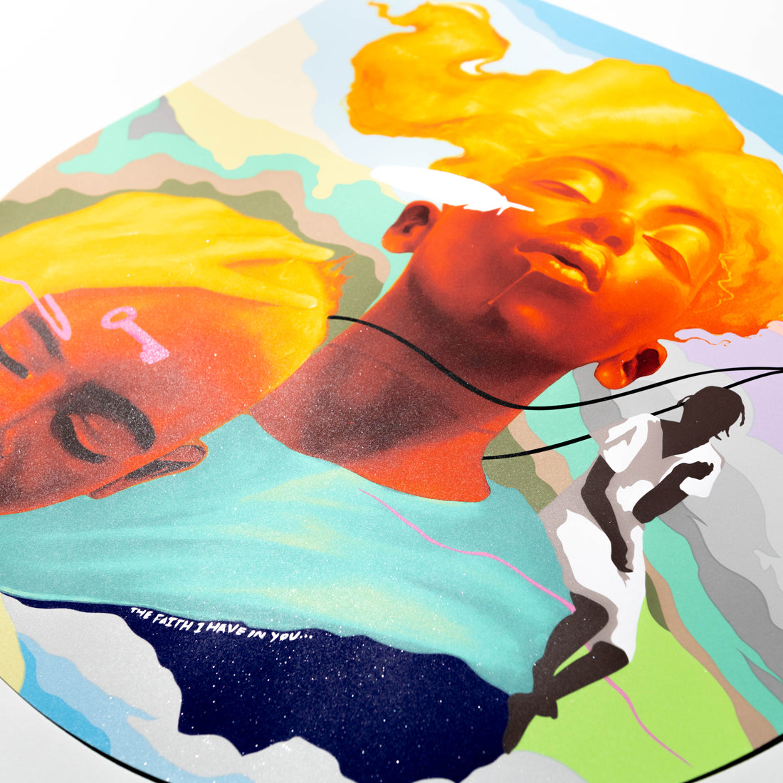 MAX SANSING - "THIS TOO SHALL PASS" Print - Hand Embellished Artist Proof (A/P) - #3