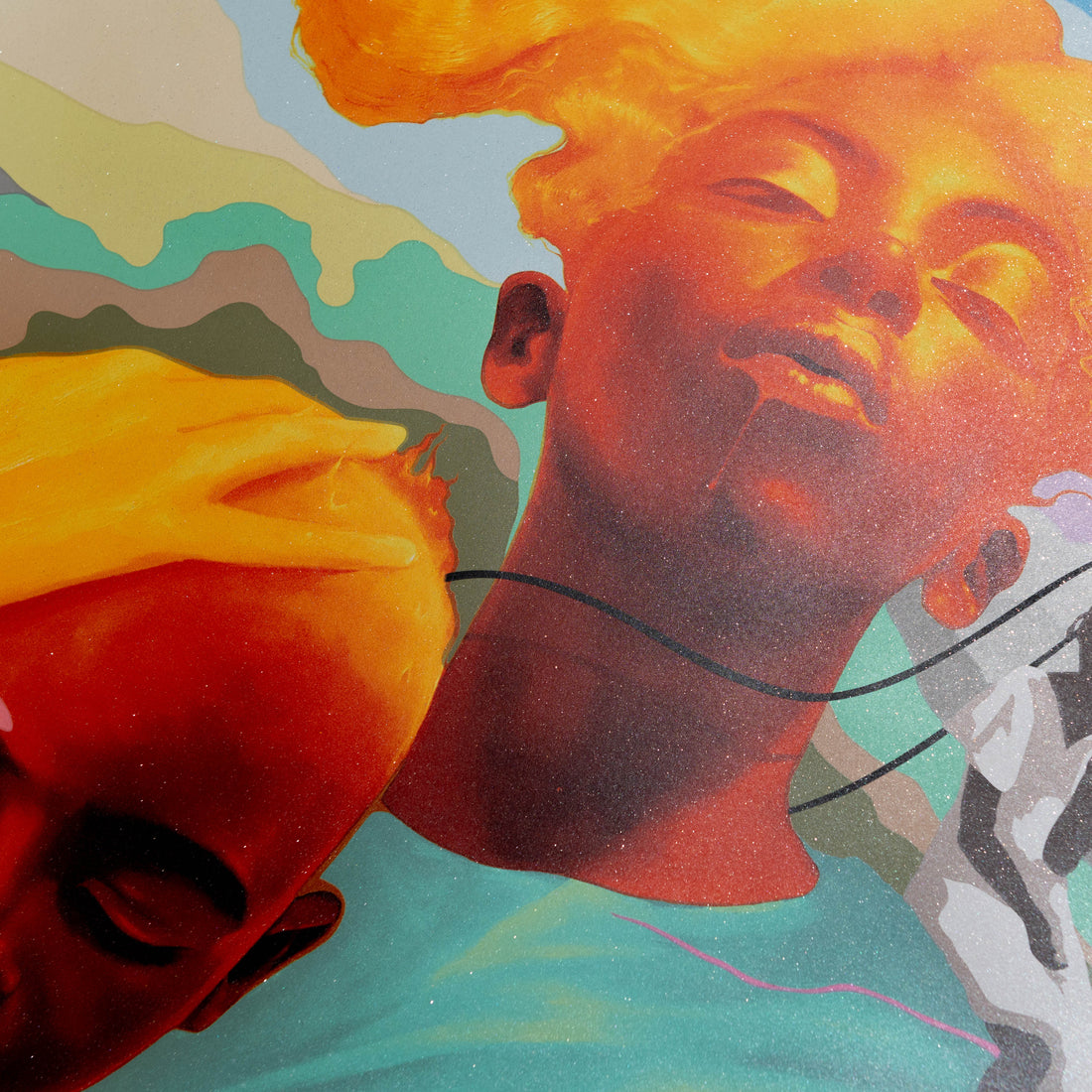 MAX SANSING - "THIS TOO SHALL PASS" Print - Hand Embellished Artist Proof (A/P) - #4