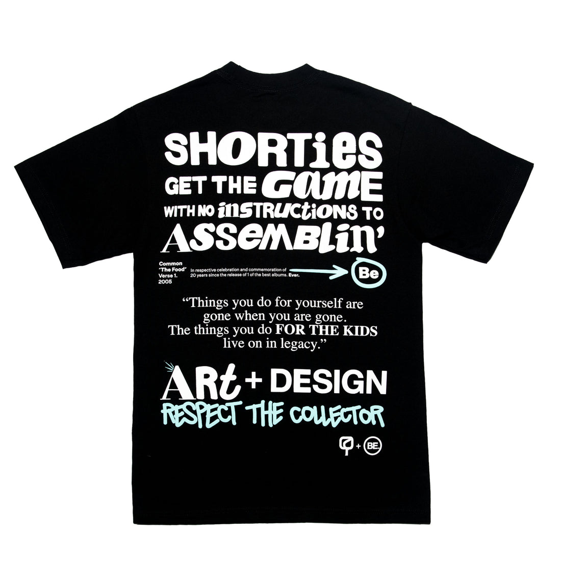 "LISTEN TO ME NOW, BELIEVE ME LATER ON" (BLACK)