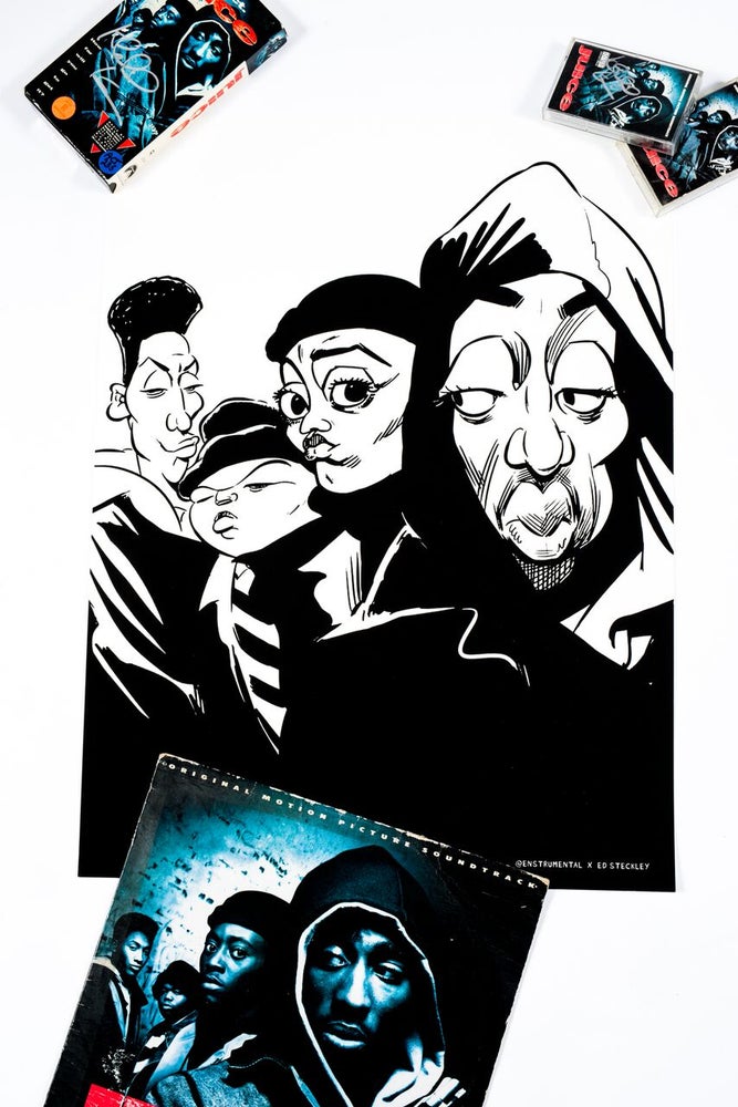 "THE JUICE PROJECT" - (Juice Crew) - Black/White - PRINT