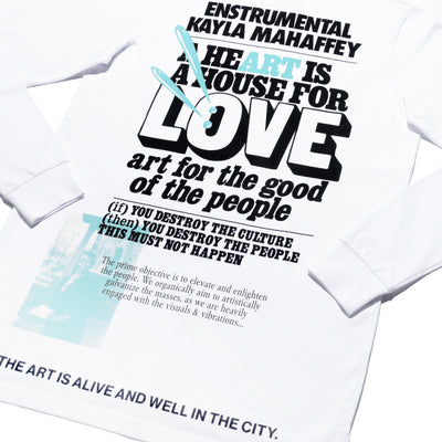 "THE ART IS ALIVE & WELL IN THE CITY" - Enstrumental + Kayla Mahaffey - Long Sleeve