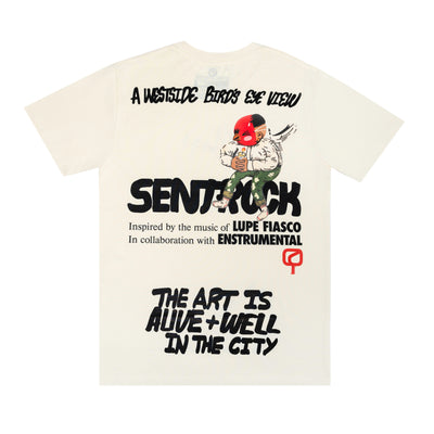 Sentrock + Enstrumental - "A WESTSIDE BIRD'S EYE VIEW - Limited Edition Shirt - Butter